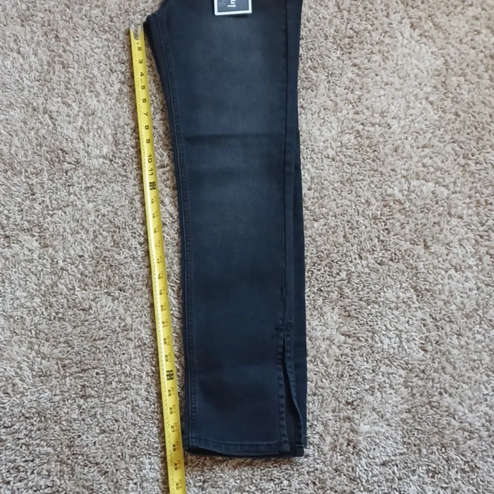 Size 5 faded black jeans "Comfort Stretch, Slim Through Hips" denim pants Basic_13
